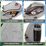 Lebenwell Adjustable Sling Pickleball Bag with Pocket