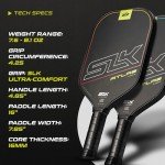 SLK Atlas Max Pickleball Paddle Set with Sling Bag