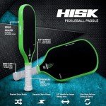 HISK RAV PRO Carbon Fiber Pickleball Paddle