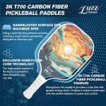 Luzz Carbon Fiber USAPA Approved Pickleball Paddles