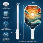 Luzz Carbon Fiber USAPA Approved Pickleball Paddles