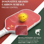 JOJOLEMON Hybrid Carbon Fiber Pickleball Paddles