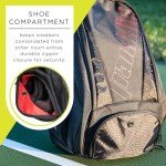 Franklin Sports Pro Pickleball Backpack - Red