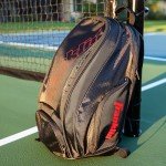 Franklin Sports Pro Pickleball Backpack - Red