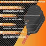High Performance 3K Carbon Fiber Pickleball Paddle