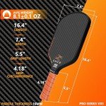 High Performance 3K Carbon Fiber Pickleball Paddle