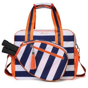 ALOOF Women's Pickleball Tote Bag with Paddles Pocket