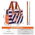 ALOOF Women's Pickleball Tote Bag with Paddles Pocket
