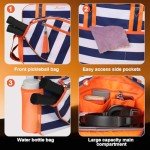 ALOOF Women's Pickleball Tote Bag with Paddles Pocket