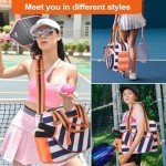 ALOOF Women's Pickleball Tote Bag with Paddles Pocket
