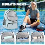 Multifunctional Pickleball Backpack with Shoe Compartment