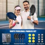 GARYE 4-Piece Pickleball Paddle and Ball Set