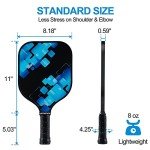 LSTECICE 4-Pack Lightweight Pickleball Paddles Set