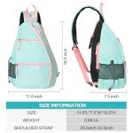 Women’s ALOOF Pickleball Bag with Water Bottle Holder