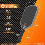 3K Carbon Fiber Pickleball Paddle Set - USAPA Approved