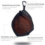 Multi-Sport Mesh Ball Bag with Zipper Pocket