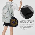 Multi-Sport Mesh Ball Bag with Zipper Pocket
