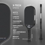 PADDEX T700 Carbon Fiber Pickleball Paddle with Cover