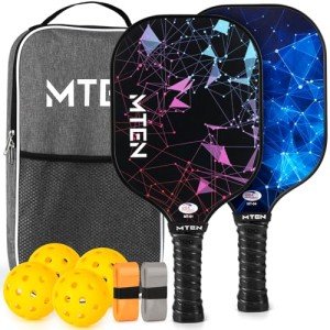 USAPA Approved Pickleball Paddles Set with Balls
