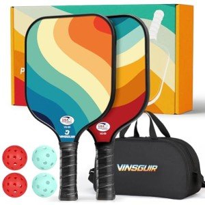 Pickleball Paddles Set with Ball and Bag