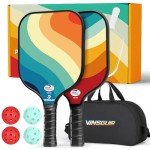 Pickleball Paddles Set with Ball and Bag