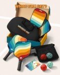 Pickleball Paddles Set with Ball and Bag