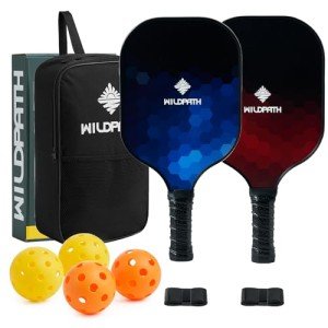 Pickleball Paddle Set: 2 or 4 Rackets