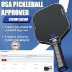 USAPA-Approved Carbon Fiber Pickleball Paddle 16mm