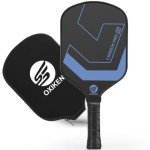 OXIKEN 10mm Carbon Fiber Pickleball Paddle with Cover