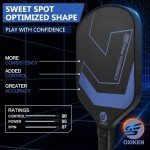OXIKEN 10mm Carbon Fiber Pickleball Paddle with Cover