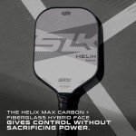 2024 SLK Helix Pro Pickleball Paddle - Legend Gray