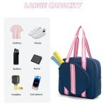 SPELIKO Striped Navy Women's Pickleball Sling Bag