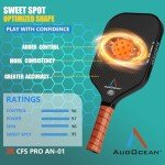 AUGOCEAN Pro Carbon Fiber Pickleball Paddle Set