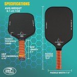 AUGOCEAN Pro Carbon Fiber Pickleball Paddle Set