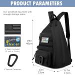 Tactical Pickleball Backpack with Water Bottle Holder