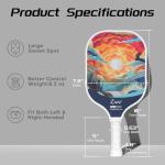 Luzz Carbon Fiber USAPA Approved Pickleball Paddles