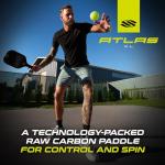 SLK Atlas Carbon Fiber Pickleball Paddle - Ember