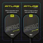 SLK Atlas Carbon Fiber Pickleball Paddle - Ember