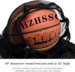Multi-Sport Mesh Ball Bag with Zipper Pocket