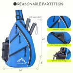 HIMAL Pickleball Bag - Adjustable Sling Backpack