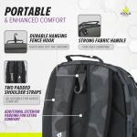 JOOLA Deluxe Pickleball Backpack: Large Paddle Bag - Black