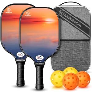 USAPA Approved Pickleball Paddle Set with Balls