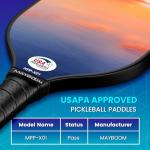 USAPA Approved Pickleball Paddle Set with Balls