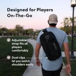 CRBN Black Pro Team Pickleball Sling Bag