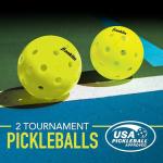 Franklin Sports Wooden Pickleball Paddle and Ball Set
