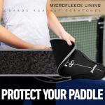 Franklin Sports Pickleball Paddle Cover with Fence Hook