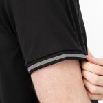 Franklin Sports Men's Quick Dry Pickleball Polo - Black