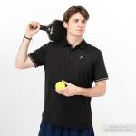 Franklin Sports Men's Quick Dry Pickleball Polo - Black