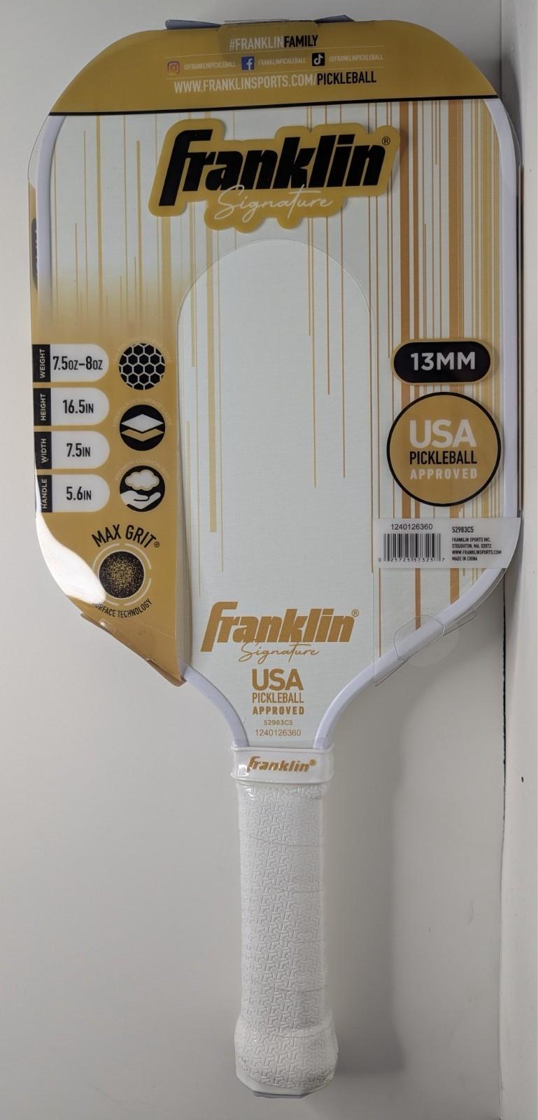 Franklin Sports Signature Pro Pickleball Paddle - Gold