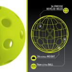 Franklin Sports X 26 Indoor Pickleballs - 3 Pack